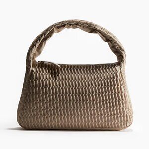 H&M Beige Quilted Shoulder Bag/NWT